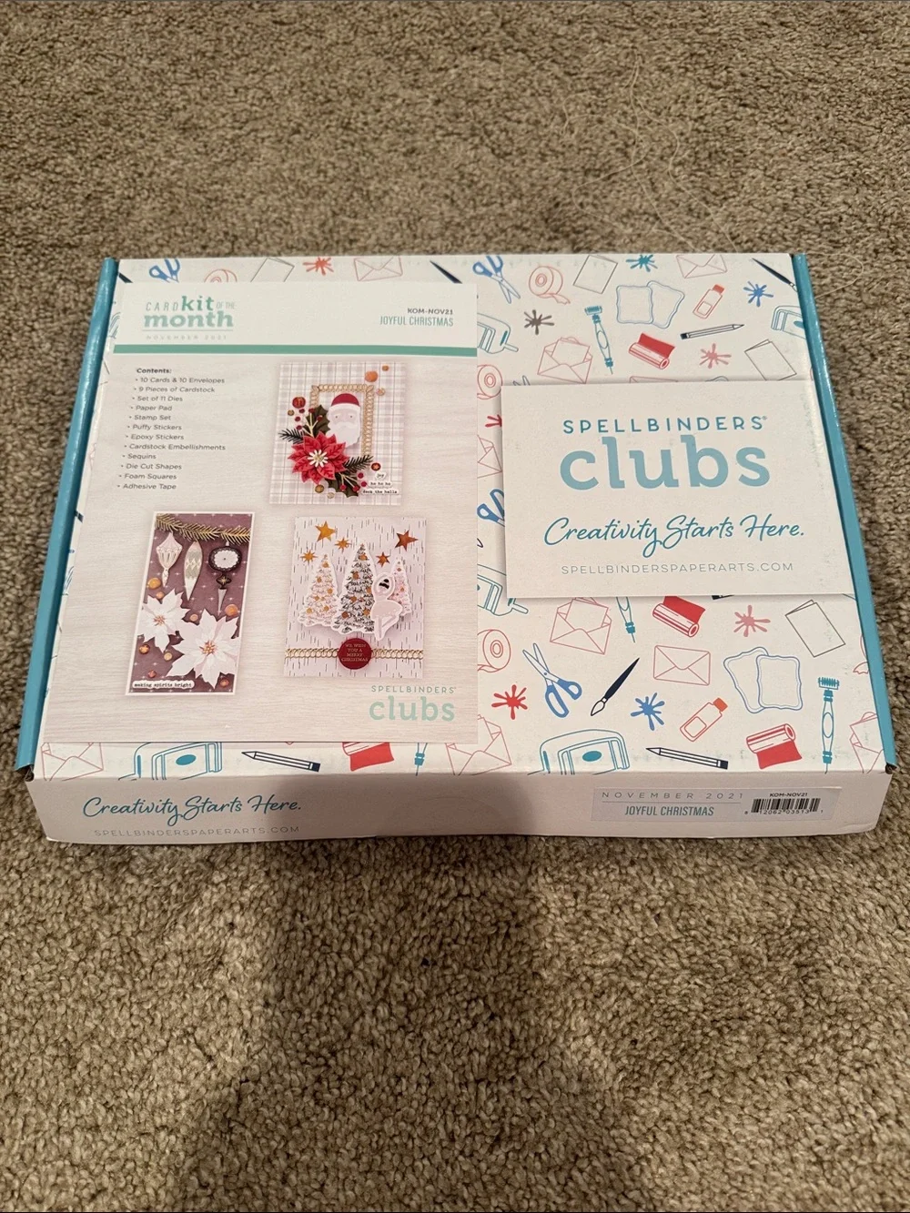 Spellbinders Clubs Craft Kit - Joyful Christmas